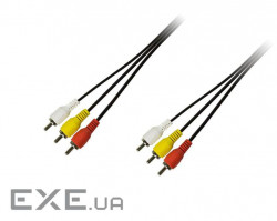 Кабель мультимедійний 3xRCA M to 3xRCA M 3.0m Piko (1283126473968)