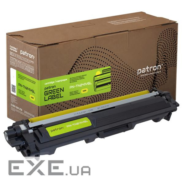 Тонер-картридж Patron Brother TN-241Y, yellow Green Label (PN-TN241YGL)
