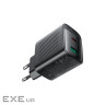 Зарядний пристрій 2xUSB 45W (USB-C+USB-A) Gan A106 Black Acefast (6974316284031)