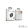 Зарядний пристрій 2xUSB 45W (USB-C+USB-A) Gan A106 Black Acefast (6974316284031)