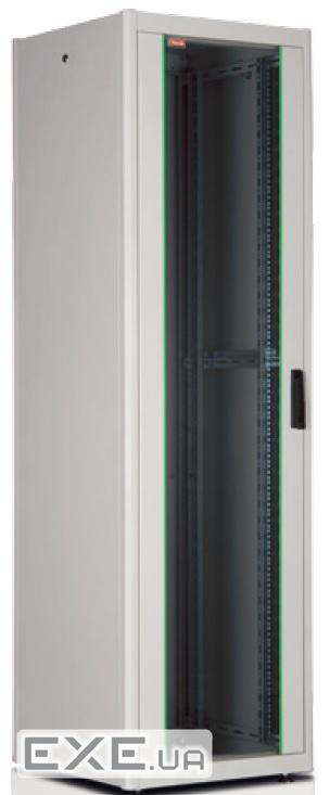 Шафа DYNAmic Basic 42U 600x600мм, задн.двері. метал, сіра. розібрана (LN-DB42U6060-LG-121-F)