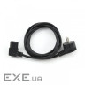 Кабель силовий Cablexpert CEE7/7-C13, 90 град., довжина 1.5 м, VDE, 3*1 мм кв . (PC-186A-VDE1B-1.5M)