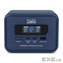 ENOT S100 LiFePO4 Portable Power Station output power 100W