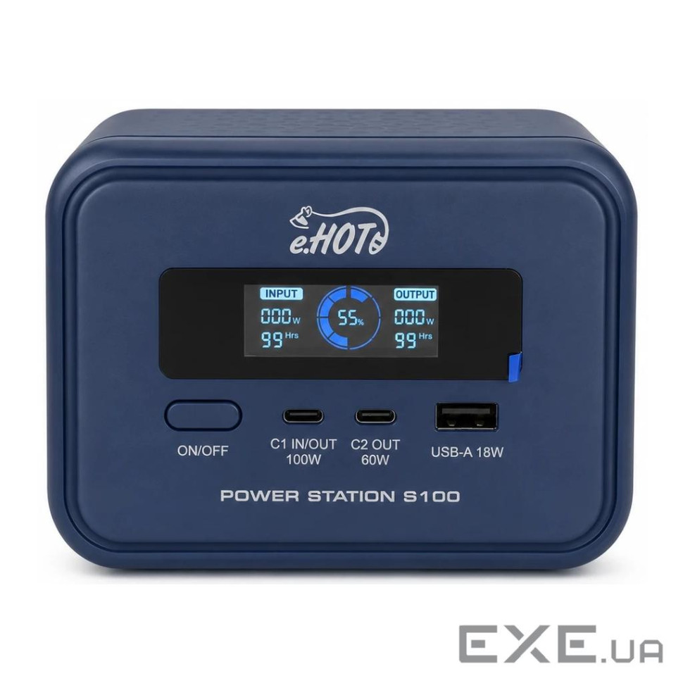 ENOT S100 LiFePO4 Portable Power Station output power 100W
