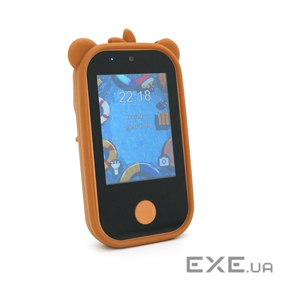 Дитячий фотоапарат Q13, 2 камери, MP3-плеєр, інтегровані ігри, екран IPS 2,8-дюйма, Ty (YT-Q13Brown)