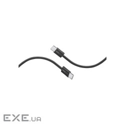 Кабель Promate USB Type-C - USB Type-C (M/M), 3A, 60W, 2 м, Black (ecoline-cc200.black)