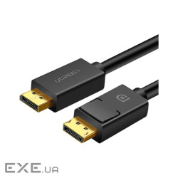 Кабель мультимедійний DisplayPort M to DisplayPort M 1.0m DP102 black Ugreen (10244) (UGR-10244)