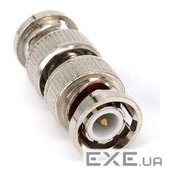 Перехідник антенний BNC/75ohm M/M,адаптер прямий Gold (84.00.7009-1) Gold (84.00.7009-1)