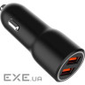 Зарядний пристрій Gembird 2xUSB QC3.0 car adapter black (TA-UC-A2QC36-CAR-01)