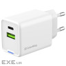 Зарядний пристрій ColorWay C101E GaN Mini 45W PD PPS USB-C + USB-A QC4.0 white (CW-CHS060PD-WT)