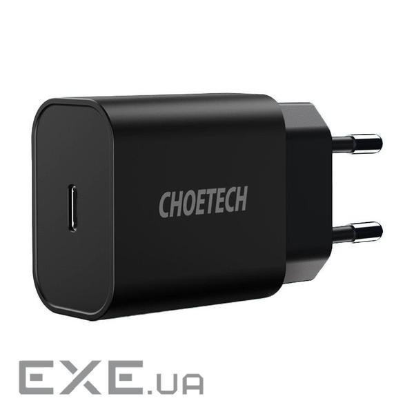 Мережевий зарядний пристрій Choetech (1USBх 3A) Black (Q5004-EU)