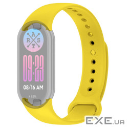 Ремінець до фітнес браслета Armorstandart для Xiaomi Smart Band 10/9/8 Yellow (ARM86917)