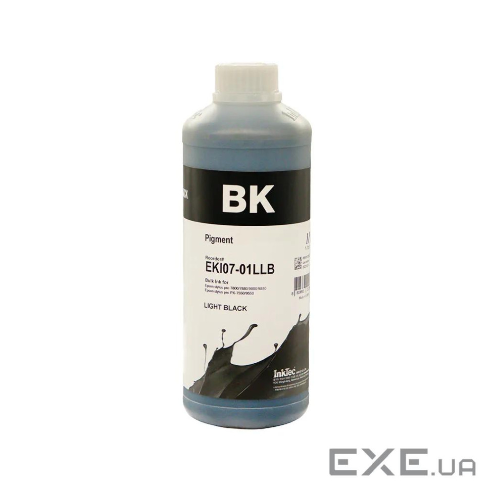 Чорнило InkTec Epson LFP Pigment Light Black 1L (EKI07-01LLB)