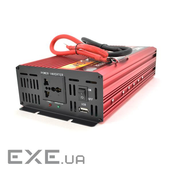 Інвертор напруги UKC 4000ВА(2400Вт), 12 / 220V approximated, 1 універсальна розетка (YT-4000W-CI12V) (YT-4000W-CI12V)