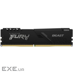 Модуль пам'яті KINGSTON FURY Beast DDR4 3200MHz 16GB Black (KF432C16BB1/16WP)