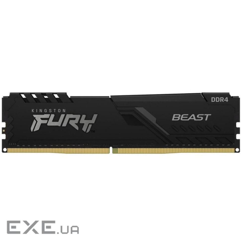 Модуль пам'яті KINGSTON FURY Beast DDR4 3200MHz 16GB Black (KF432C16BB1/16WP)