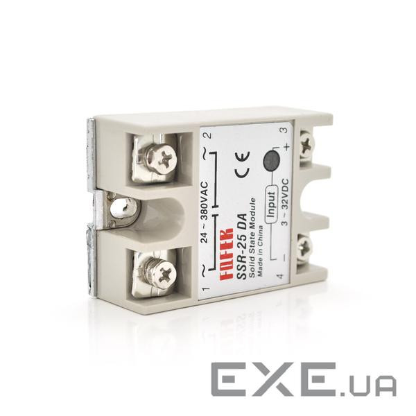 Твердотільні реле FQFER SSR-25DA 25А 24-380VAC (SSR-25DA 24-380VAC) 24-380VAC (SSR-25DA 24-380VAC)