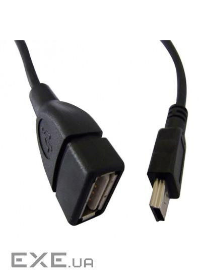 Перехідник OTG USB 2.0 AF to Mini 5P 0.8m Atcom (12821)