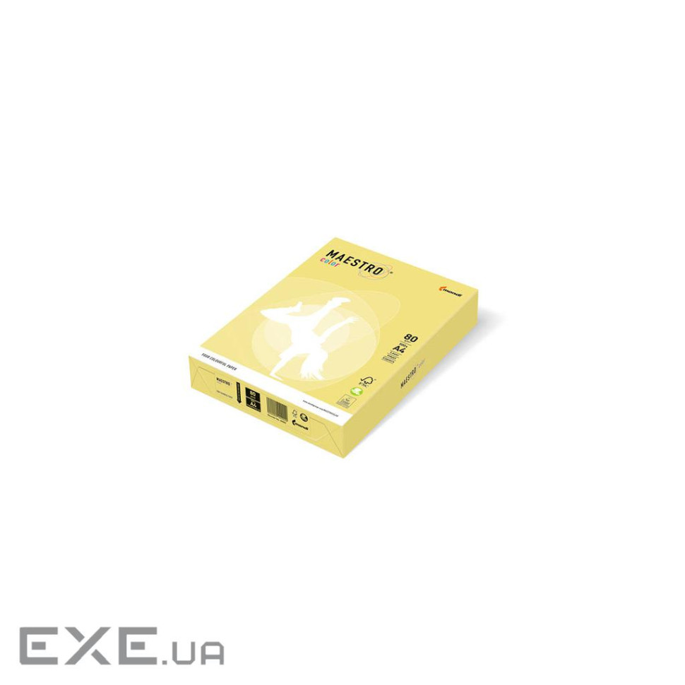 Папір iQ Color A4 160 г/м2 250с, yellow lemon Mondi (ZG34/A4/160/IQ)