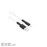 Дата кабель USB 2.0 AM to Micro 5P 1.0m silicone white BOROFONE (6931474710383)
