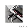 Дата кабель USB 2.0 AM to Micro 5P 1.0m silicone white BOROFONE (6931474710383)