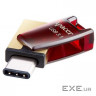 USB флеш накопичувач Apacer 64GB AH180 Red Type-C Dual USB 3.1 (AP64GAH180R-1)