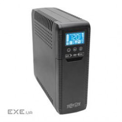 Tripp-Lite Uninterruptible Power System ECO1000LCD 1000VA 600W USB 8 outlet AVR Energy Star Retail