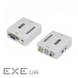 Адаптер VOLTRONIC VGA - 3RCA White (YT-CM-VGA/AV)