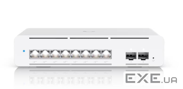 Ubiquiti Switch UniFi 8x10G RJ45/2xSFP+ Managed PoE++ 155W 1,3" Touchscreen (USW-PRO-XG-8-POE)