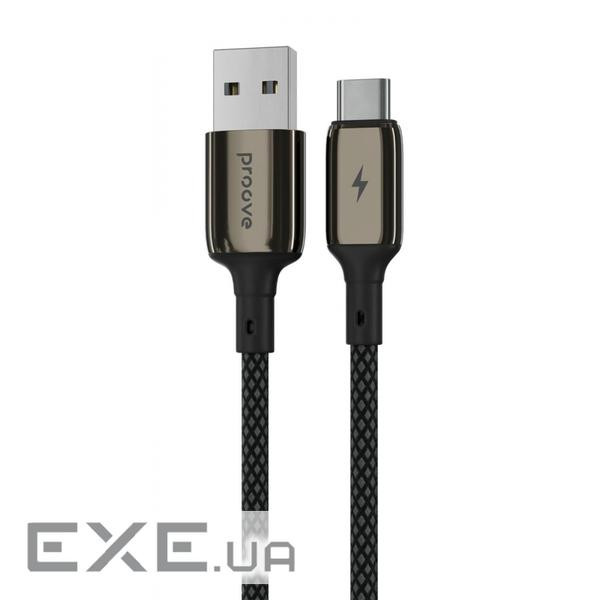 Кабель Proove Dense Metal Type-C 2.4A (1m) black (CCDM20001201)