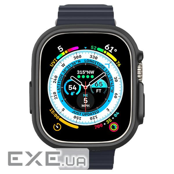 Чохол-накладка Spigen для Apple Watch Ultra (49mm) Thin Fit, Black (ACS05458)