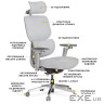 Офісне крісло Mealux D2 Air Fabric Grey (HF-D2 F/G)