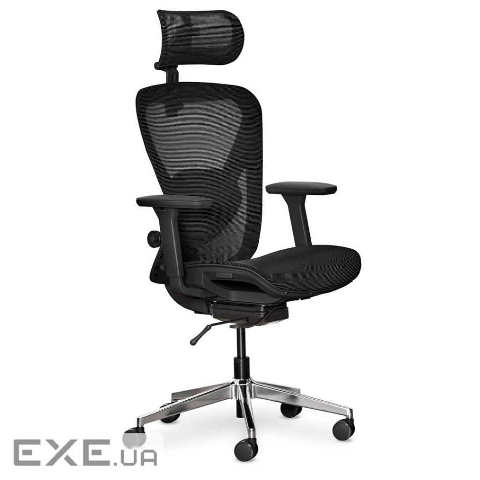 Офісне крісло Mealux Q1 Air Black (HF-Q1 M/B)