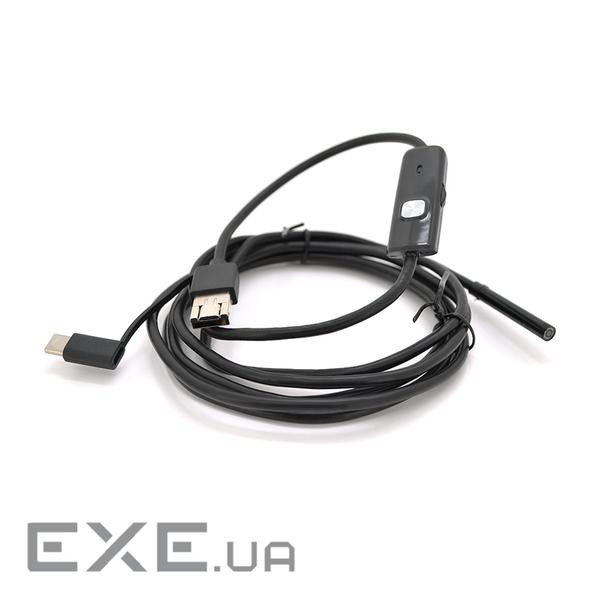 3 in 1 MicroUSB / PC HD эндоскоп, жорсткий дріт,2м (YT-En-1HW 2м) )