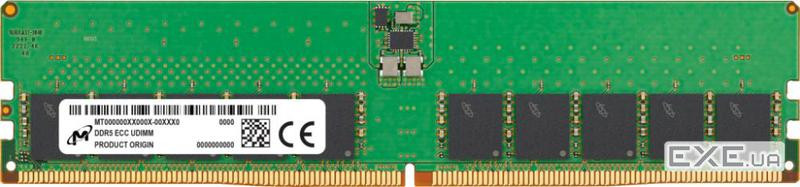 Micron 32GB DDR5 ECC UDIMM 2Rx8 5600 CL46 (16Gbit) (Single Pack) (MTC20C2085S1EC56BR)