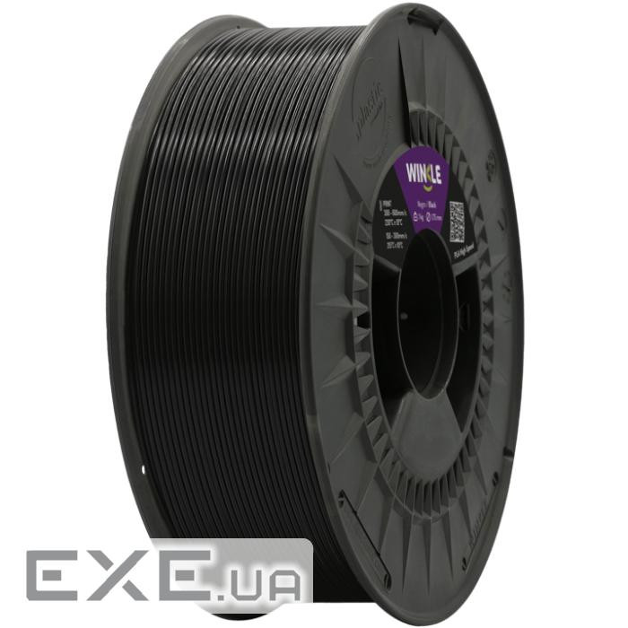 Пластик (Filament) WINKLE PLA HIGH SPEED 1кг, 1.75мм, чорний (PHS01000175NEGAZAWNK)