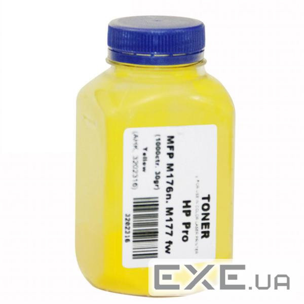 Тонер HP Pro MFP M176n/176fw 30г Yellow +chip AHK (3202341)