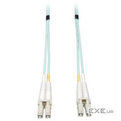 10Gb Duplex Multimode 50/125 OM3 LSZH Fiber Patch Cable, (LC/LC) - Aqua, 50M (164 ft.) (N820-50M)