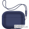Чохол ArmorStandard Silicone Case with straps для Apple Airpods Pro 2 Dark Blue (ARM68609)