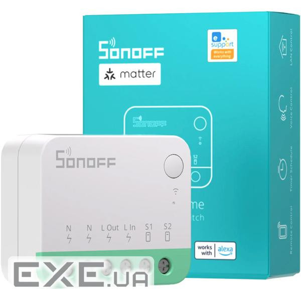Розумний Wi-Fi перемикач (реле ) SONOFF Mini Extreme Wi-Fi Smart Switch (MINIR4M)