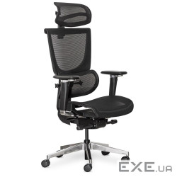 Офісне крісло Mealux S8 Air Black (HF-S8P M/B)
