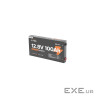 Акумуляторна батарея Li-TIME LiFePO4 12.8V 100Ач 1280Wh METAL CASE (L12V100-100-SLIM-LTCP-4)