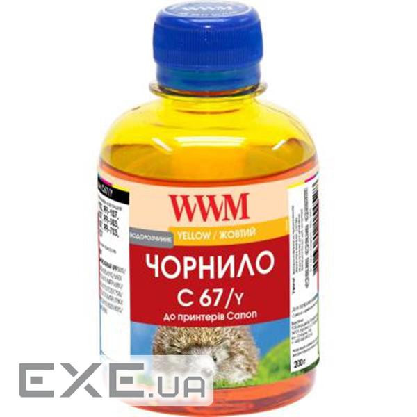 Чорнило WWM Canon IPF-107 200г Yellow IPF-107Y (C67/Y)