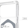 Чохол UAG для iPhone 17 Pro Max, Plasma XTE MagSafe, Clear/Titanium (114528114G36)