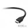 Кабель мультимедійний HDMI M to HDMI M 1.5m High Speed with Ethernet Belkin (F3Y017BT1.5MBLK)