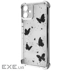 Чехол WAVE Winkie Samsung Galaxy A06 silver/butterfly (64200 silver/butterfly)