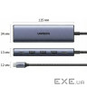 Док-станція USB3.0 Type-C -->DP 4K60Hz/3xUSB-А /2xType-C/100W 5-in-1 CM511 Ugreen (75642)