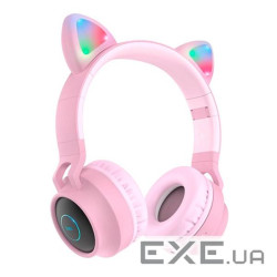Бездротові навушники Bluetooth HOCO W27, Pink, Box (W27 / Pk) Bluetooth HOCO W27, Pink, Box (W27 / Pk)