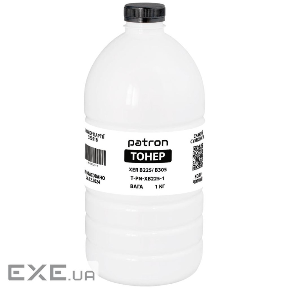 Тонер Xerox B225/B305, 1 кг Patron (PN-XB225-1)