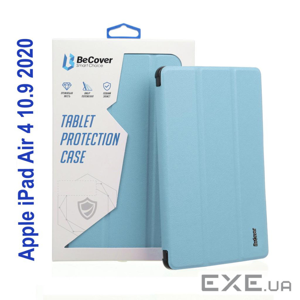 Чохол до планшета BeCover Soft Edge Pencil mount Apple iPad Air 4 10.9 2020/2021 Light Blue (706821)